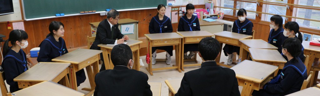 村長さんと語る会のようす画像